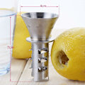Miniatyrbillede 2 af 4: Citronpresse: Sæt med 2 stykker med hældetud, rustfrit stål (citron rustfrit stål)