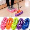 Miniatyrbild 2 av 3: Set med 2 par multifunktionella mikrofiberslippers, blå