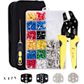 Miniatyrbillede 1 af 5: 850 stk. JX-601 JX-D4T crimptang Sæt med kombinerede tænger 850 stk. terminal 0,5-6,0 mm² kombination + speciel crimptang kombination af mult