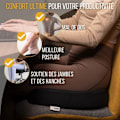 Miniatyrbillede 3 af 6: U-formet Pude - Inphysio - Ergonomisk Pude - Hukommelsesskumb - 45x35x7 cm - Kontor