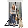 Dörrmyggnät - XVX - 100x210cm - Kardborrefäste - Robust - Svart