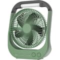 Liten fläkt. Timer för utomhuscamping. Bärbar. Lång batteritid. Laddningslampa.