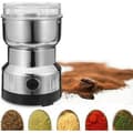 Elektrisk kaffekvern og blender for kaffebønner, linfrø og andre krydder - rustfritt stål 26@