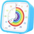Barn Timer 60 Minuter Nedräkningstimer för Barn och Vuxna (Regnbågsblå)