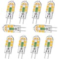 G4 LED-lampa 2W (200 lm) 3000K Varmvit - Motsvarar 20W, 12V AC/DC, Ej dimbar - 10-pack