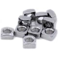 M8 (8 mm) fyrkantsmutter (fasad) – Rostfritt stål (A2) (20-pack)