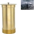 Miniatyrbilde 1 av 3: Vannfontene Messing Sprinklerhode Jet Plume Dyse Spray Sprinklerhode G1/2 Soppdyse Hemisfærisk Type