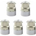 B22 till E14 Lamphållaradapter - XVX - 5-pack - Enkel att installera - Kompatibel med alla glödlampor
