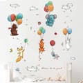Väggdekaler för barn - Djur - 30x90 cm - Giftfria - Lätta att applicera