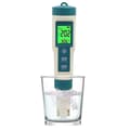 Elektronisk pH-mätare - 8 i 1 - pH/TDS/EC/ORP - Temperatur & Salthalt