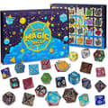 D&D Dice Adventskalender 2025 Jul 24 Dagar Nedräkning Blind Box Julklapp [HK]