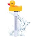 Flydende pooltermometer, flydende termometer med snor, andestil vandtermometer til udendørs og indendørs pools, boblebade, spabade
