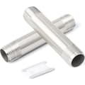 Pcs 400mm 3/4\" x 3/4\" Utvändig BSP-nippel Gjutrör 304 Rostfria Rördelar