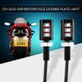 Miniatyrbild 2 av 4: Nummerplåtsbelysning, 12V Universal LED-skyltbelysning, skruvbult LED-lampor, 1 par (blå) Blue
