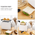 Miniatyrbild 4 av 5: Toastställ i rostfritt stål, brödrostställ, brödhållare, grillställ, 13,5 x 13 cm