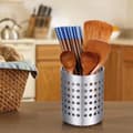 Miniatyrbilde 2 av 2: 304 rustfritt stål sølvfilter spisepinner oppbevaringssylinder rund 13,4X11,8CM