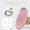 Miniatyrbild 5 av 5: Badsandaler Damtofflor Molnskor Herrsommar Mysiga Slides Cloudyzz Tofflor Halkfria（vit rosa） White Pink