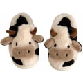 Miniatyrbild 1 av 5: Gaolinci Cartoon Cow Cotton Tofflor, Vinter Inomhus Utomhus Tofflor för Kvinnor（42-43） 42-43