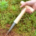 Miniatyrbillede 4 af 4: 11\" Rustfrit Stål Såpind Holdbart Langtidsholdbart Haveredskab 4.5\" Træhåndtag
