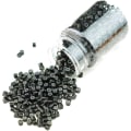 Miniatyrbild 3 av 5: 500 st 5,0 mm mikro ringar silikonfodrade mikro ringar silikon nano pärlor (svart) Black