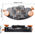 Miniatyrbild 2 av 5: Kamerabältes spänne Snabbkoppling Kamerabälte DSLR Kameramontering (Orange)