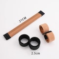 Miniatyrbild 2 av 5: 3 st hårstylingtillbehör, flickor hårchignon fläta kit（mörkbrun）