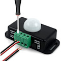 Miniatyrbild 3 av 5: 12V 24V PIR-sensor LED rörelsesensorbrytare rörelsetimerfunktion skyltkontroll PIR-styrenhet lämplig för 5630/3014/5050/5730 Ect enfärgad LED-remsa