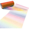 Miniatyrbild 1 av 5: 1 st Rainbow Gradient Glitter Tulle Rulle Tyg Band Tulle Band Rulle (6 I 10 Yards), Rainbow color 3