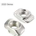 Miniatyrbild 3 av 5: map Glidande T-spår Muttrar, M4 Halvrund Rulle i T-mutter för 2020 Serie Aluminium Extrusion Profil, Pack om 10 M4