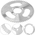 Miniatyrbild 3 av 5: Metallkedjehjul 55 tänder 25H 3 hål vevparti kugghjulsplatta för elektrisk skoter cykeltillbehör