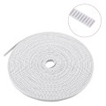 Miniatyrbild 4 av 4: GT2 10 meter 6 mm bredd 2 mm delning kuggrem för 3D-skrivartillbehör, vit