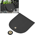 Miniatyrbild 1 av 5: Läder DIY sytillbehör, väska flip cover split läder magnetiskt spänne (svart) Black