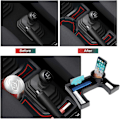 Miniatyrbild 5 av 5: Jimny MT Armrest Förvaringslåda, Centerkonsol Organizer Fack, Röd Red