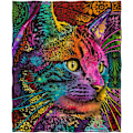 Miniatyrbild 1 av 3: Mjuk plysch ullfilt Flanellfilt Luftkonditioneringsfilt 150*130 (kattunge 1) color 3