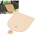 Miniatyrbild 3 av 5: Läder DIY sytillbehör, väska flip cover split läder magnetlås (köttfärgad) Flesh Pink