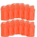 Miniatyrbild 1 av 5: Set med 12 vuxenträningsvästar för fotboll/volleyboll/basketboll（orange）