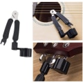Miniatyrbild 4 av 5: Gitarr Tång Dragare Strängskärare Verktyg, 3-i-1 Multifunktionell Gitarr Reparationsverktyg, svart black