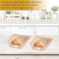 Miniatyrbild 3 av 5: 5 st återanvändbara toastpåsar, non-stick snacks-påsar för grillade ostsmörgåsar pizza, 6,3 x 6,5 tum 16*16.5cm