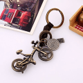 Miniatyrbild 2 av 4: 1 st Alloy Cykel Nyckelring Läder Nyckelring Brons Nyckelring Present