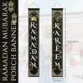 Miniatyrbild 2 av 5: Islamiska Ramadan-banderolldekorationer Hängande muslimsk koppling för dörr Eid Mubarak-festdekoration