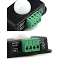 Miniatyrbild 4 av 4: Kroppsinfrad Rörelsevakt, 12V/24V PIR Rörelsesensor Brytare för LED Ljusremsa Automatisk, 2 Pack