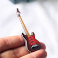 Miniatyrbild 4 av 5: 5 st handgjorda 1:12 musikinstrument elektrisk gitarr för dockhusmöbler Mini Miniatyr