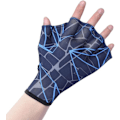 Miniatyrbild 1 av 5: Nylon simhandskar för simning, simning med simhud, handskar med simhud, vattenträning, handskar med simhud, stora blue l