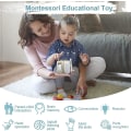 Miniatyrbild 5 av 5: Aktivitetskub i trä, Montessori-leksak, kompass Color 4