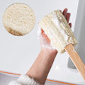 Miniatyrbild 2 av 5: Naturlig Exfolierande Loofah Luffa Badborste På En Pinne, 9,4'' För Bad Dusch Svamp Kropp
