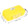 Miniatyrbild 2 av 5: Vattentät förvaringsbox för utomhusbruk, lufttät hård skal våt torr box bärbox för fiskeutrustning (gul) Yellow