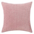 Miniatyrbild 1 av 5: Set om 2 randiga manchester kuddfodral mjuka kuddfodral för soffa (16 tum, persika rosa) Peach Pink 40*40