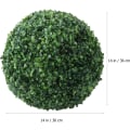 Miniatyrbild 2 av 5: Konstgjorda växter växtlåda buxbom sfär dekor konstgräs hängande tak gräs(36CM) 36cm