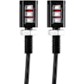 Miniatyrbild 1 av 4: Nummerplåtsbelysning, 12V Universal LED-skyltbelysning, skruvbult LED-lampor, 1 par (blå) Blue