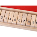 Miniatyrbild 5 av 5: Traditionellt Shut The Box-spel för 4 spelare Digital Flop-spel Pub-brädspelet red